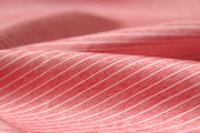 Coral Salmon Stripe Silk Fabric